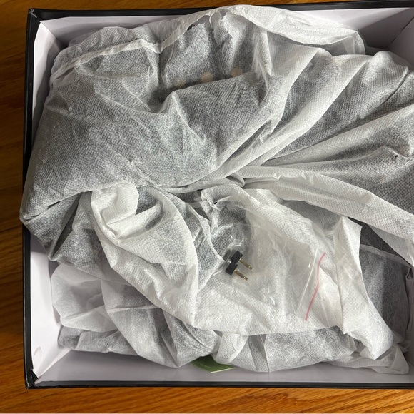 Azalea Wang Studded Faux Fur Stiletto Boots — Black — Glam Statement Heels w/Box - Picture 6 of 6